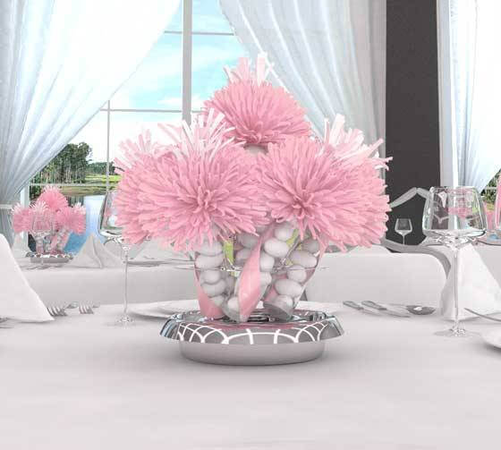 Baby Shower Centerpieces Idea for Girls · Baby Care Answers