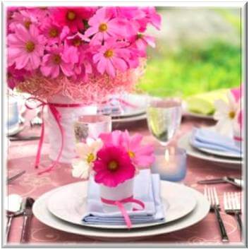 Baby Shower Decoration Ideas Pictures Flower Table Set